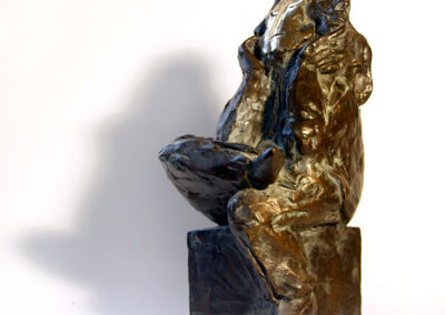 Der Kunstkritiker, Bronzefigur