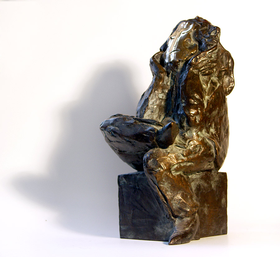 Der Kunstkritiker, Bronzefigur