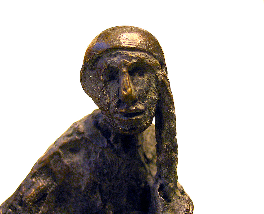 Marcel, Bronzefiguren von Hanno Edelmann - detail 1