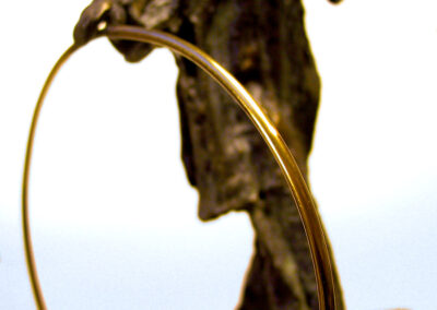 Marcel, detail 2 - Bronzefiguren von Hanno Edelmann