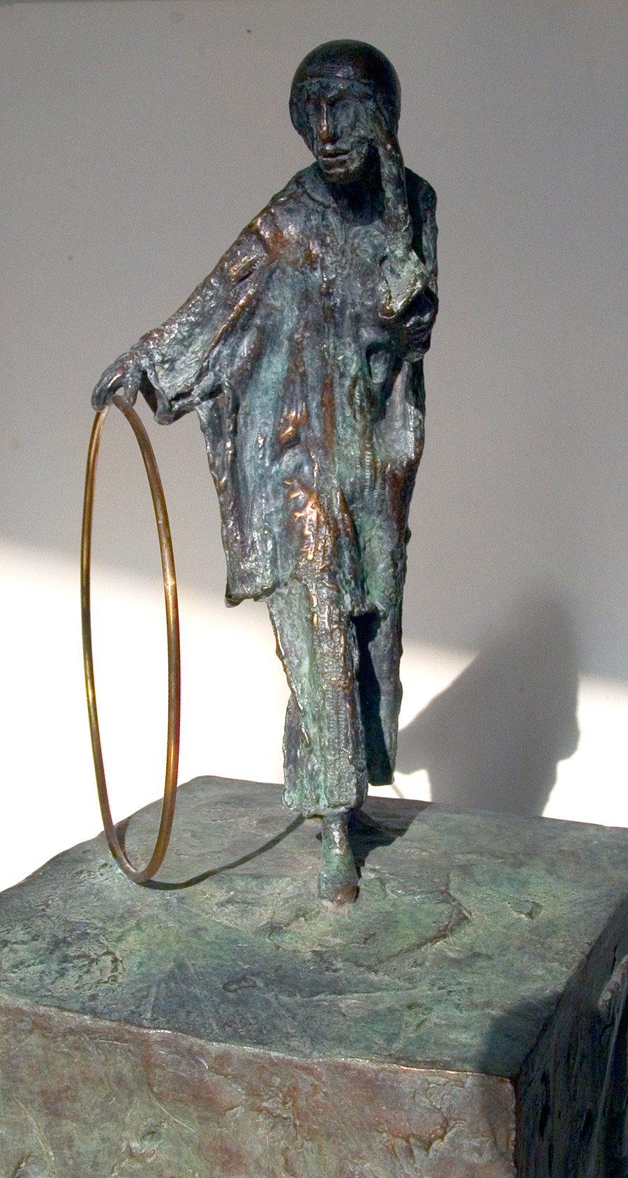 Marcel - Bronzefiguren von Hanno Edelmann, 2001